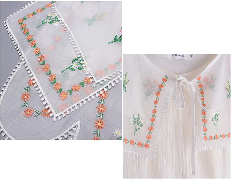 大きいサイズ レディース リボン花柄刺繍ショールフェアリーワンピース LL 3L 4L 5L