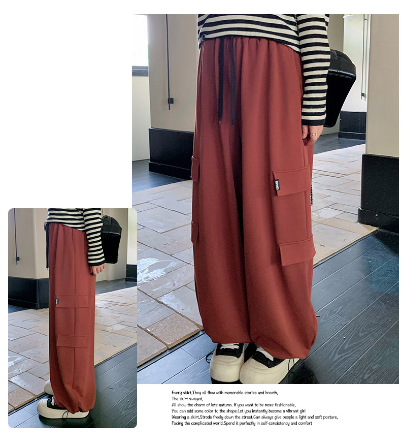 レディース ハイウエストニットワークパンツ LL 3L 4L 5L