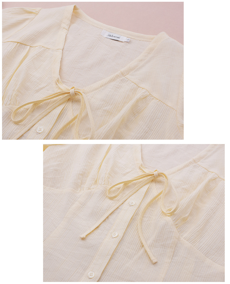 大きいサイズ レディース リボンフレンチセットアップ(トップス+ショートスカートパンツ) LL 3L 4L 5L