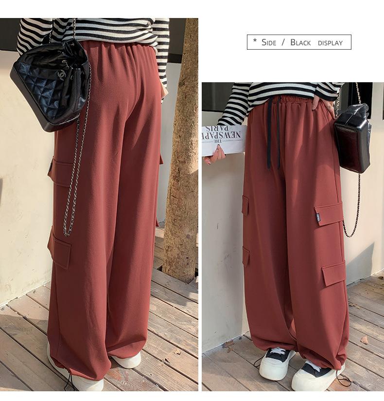 レディース ハイウエストニットワークパンツ LL 3L 4L 5L