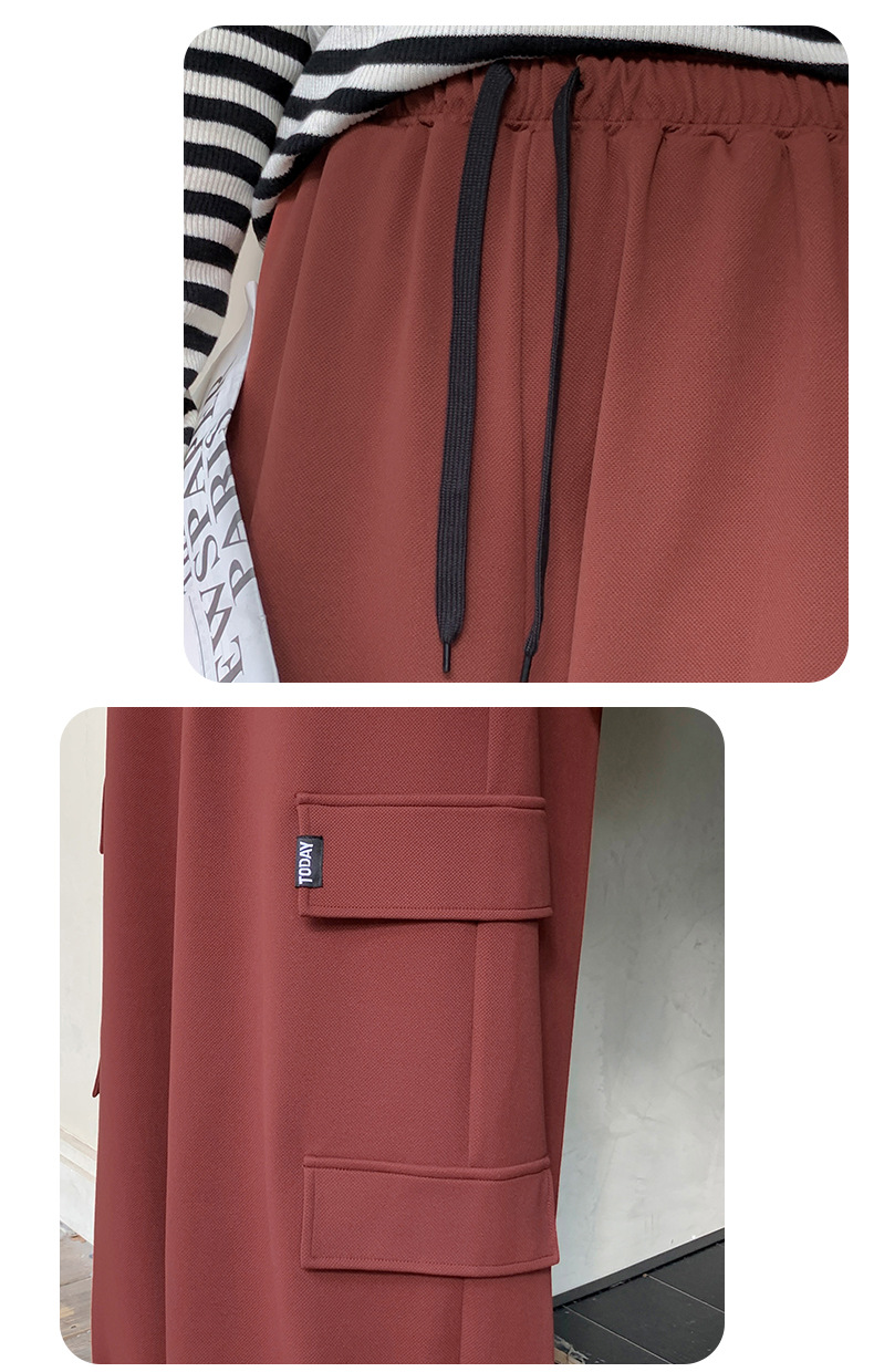 レディース ハイウエストニットワークパンツ LL 3L 4L 5L