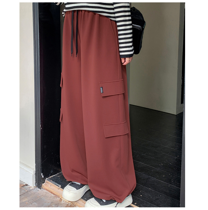 レディース ハイウエストニットワークパンツ LL 3L 4L 5L