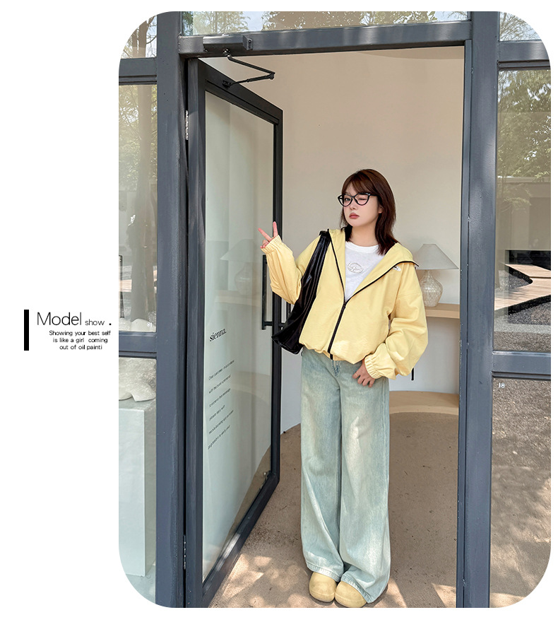 大きいサイズ レディース ルーズフード付きカジュアルジャケット 3L 4L 5L