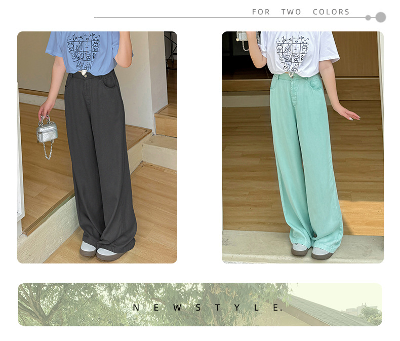 大きいサイズ レディース ハイウエストテンセルデニムパンツ LL 3L 4L 5L