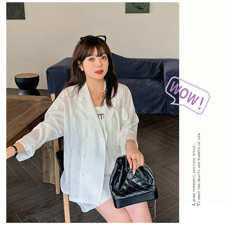 大きいサイズ レディース スーツスタイルラグランスリーブジャケット+ショートパンツ2点セット LL 3L 4L 5L