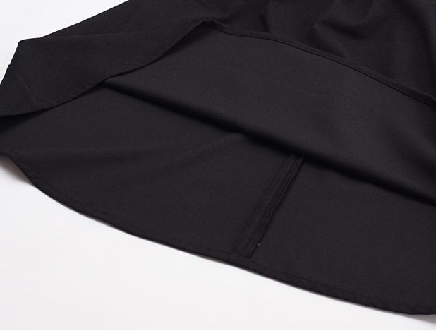 大きいサイズ レディース スパンコールスクエアネックブラックワンピース LL 3L 4L 5L