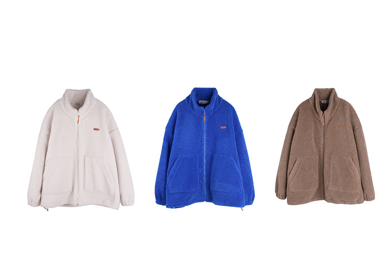 大きいサイズ レディース ベルベットカジュアルスタンドカラーフリース LL 3L 4L 5L