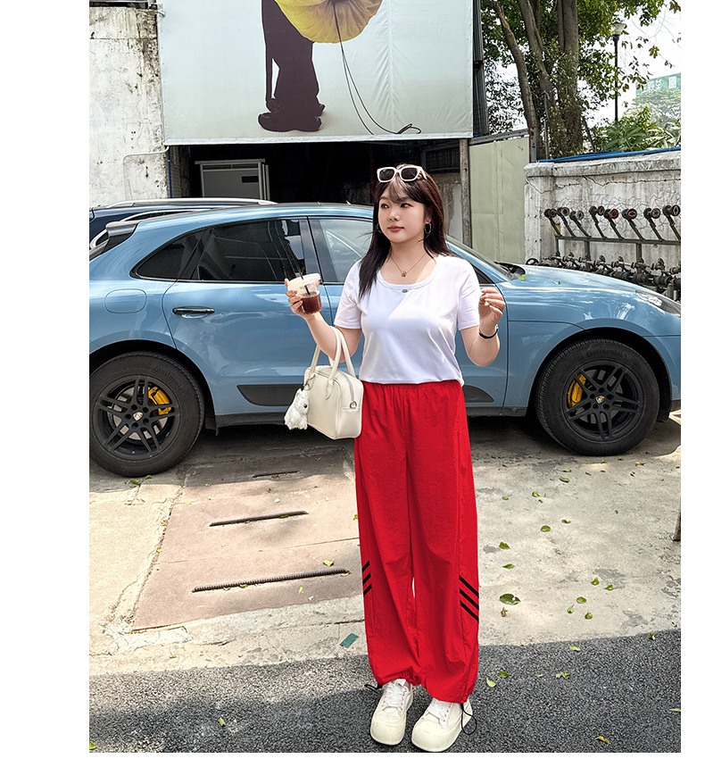 大きいサイズ レディース スポーティラインパンツ LL 3L 4L 5L