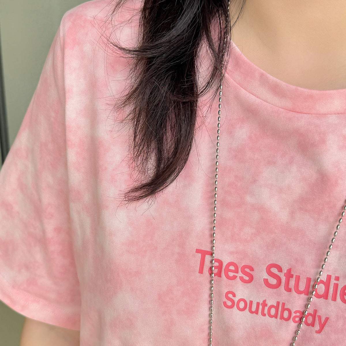 大きいサイズ レディース ロゴプリント半袖カジュアルTシャツ LL 3L 4L 5L