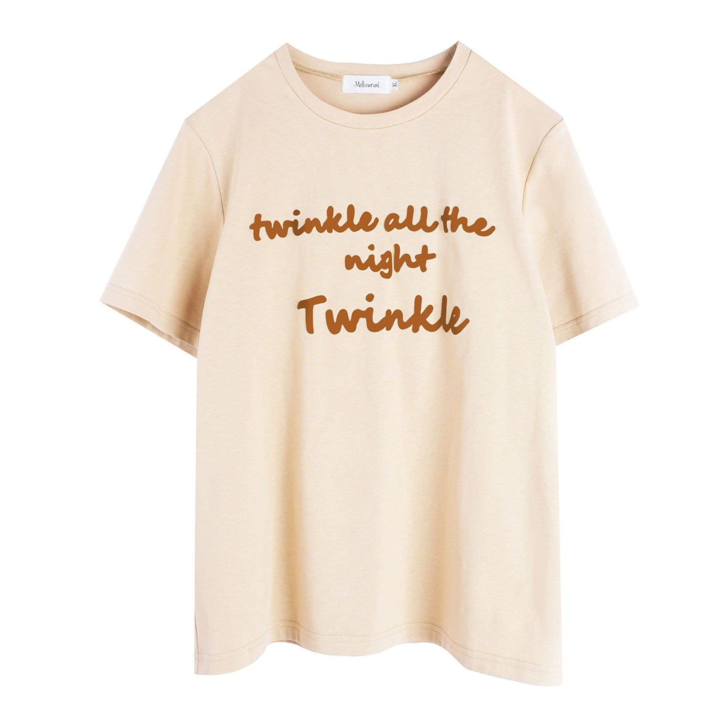 大きいサイズ レディース 英字ロゴプリントの半袖ラウンドネックTシャツ LL 3L 4L 5L