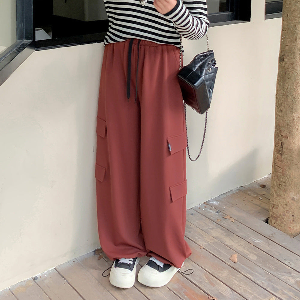 レディース ハイウエストニットワークパンツ LL 3L 4L 5L