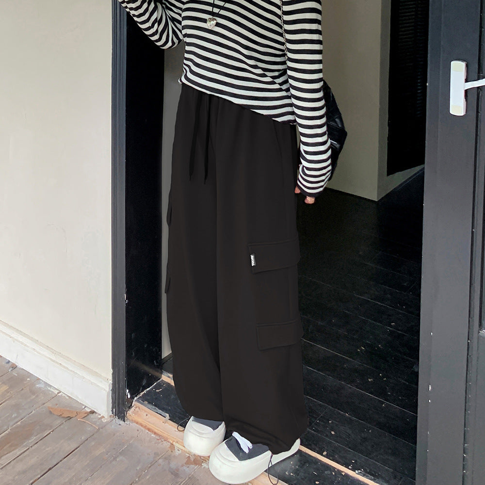 レディース ハイウエストニットワークパンツ LL 3L 4L 5L