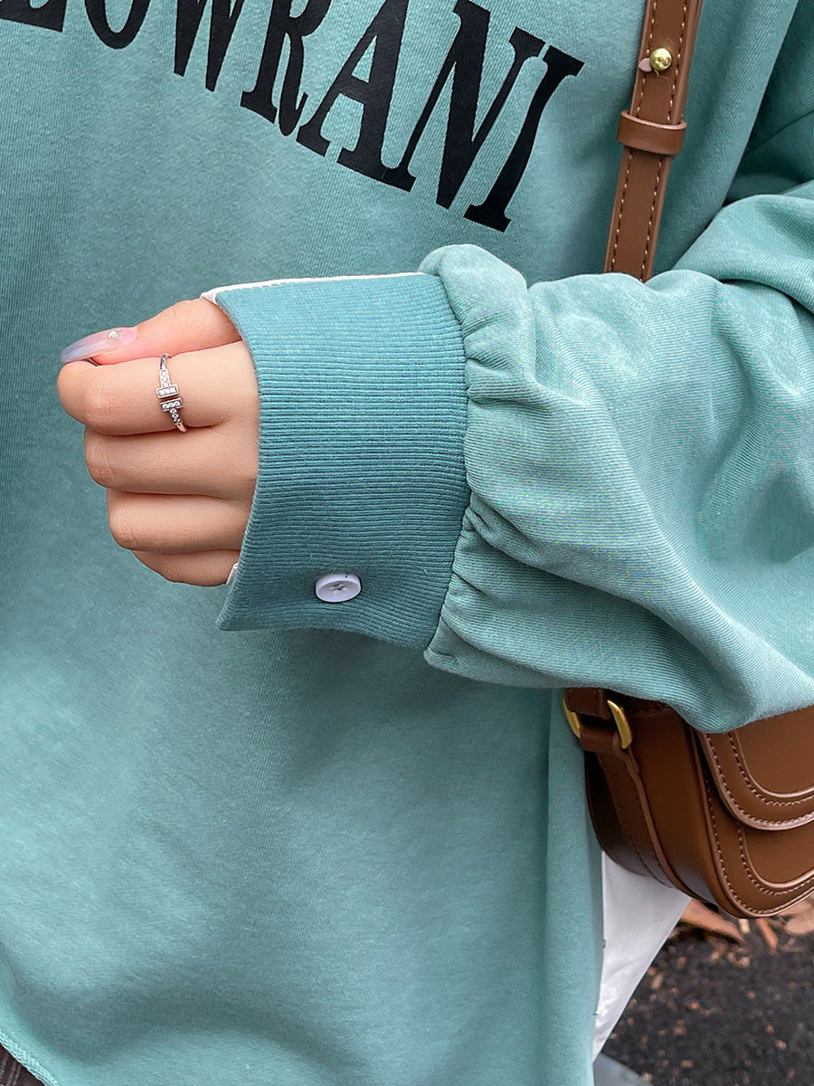 大きいサイズ レディース Vネックフェイクツーピースプルオーバースウェットシャツ LL 3L 4L 5L