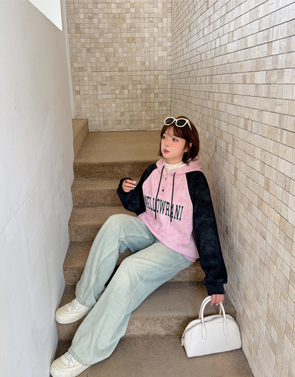 大きいサイズ レディース フリース裏地ラグランスリーブスウェットパーカー LL 3L 4L 5L