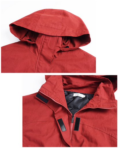 大きいサイズ レディース フード付きウエスト絞りキルティング中綿ジャケット 3L 4L 5L