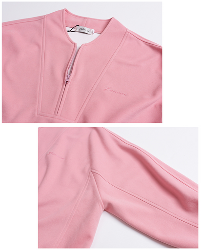 大きいサイズ レディース コットンニットカジュアルツーピーススウェットセットアップ 3L 4L 5L