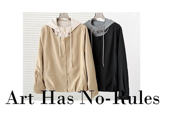大きいサイズ レディース レイヤード風フーディー ドッキングブルゾン LL 3L 4L 5L