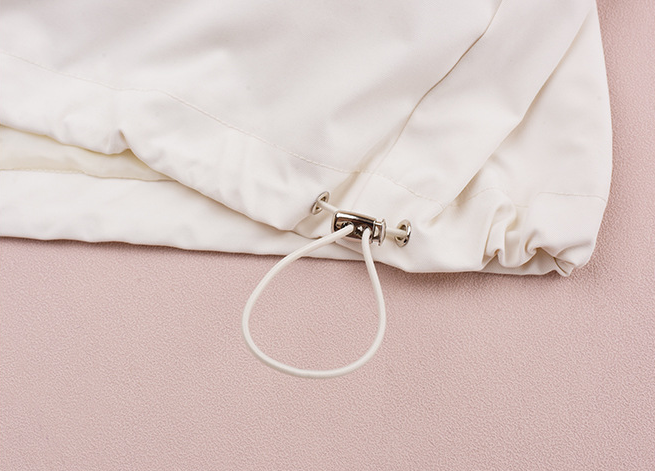 大きいサイズ レディース フード付きハイカーゴダブルジッパージャケット LL 3L 4L 5L