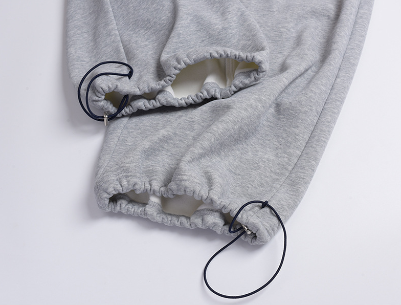 大きいサイズ レディース フラワーボタン付きフリース裏地スウェットパンツ LL 3L 4L 5L