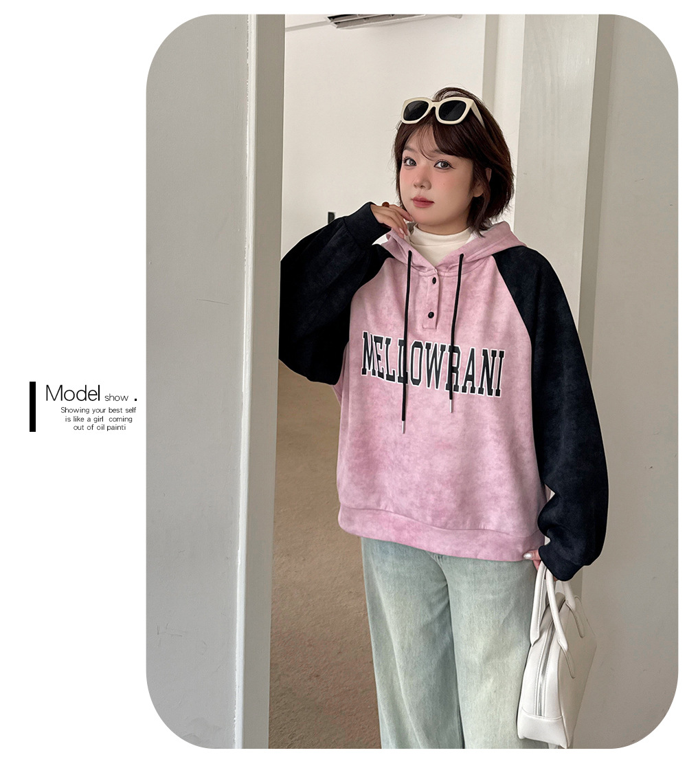 大きいサイズ レディース フリース裏地ラグランスリーブスウェットパーカー LL 3L 4L 5L