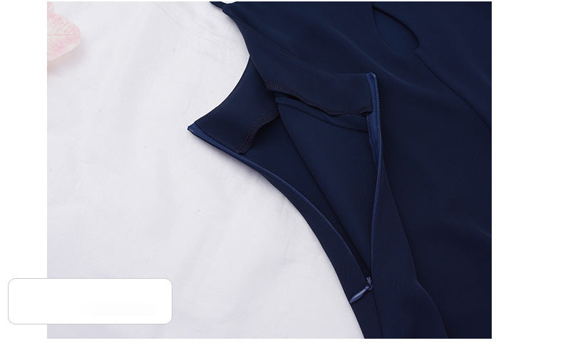 大きいサイズ レディース プリーツパフスリーブブラウス+サスペンダーワンピース LL 3L 4L 5L