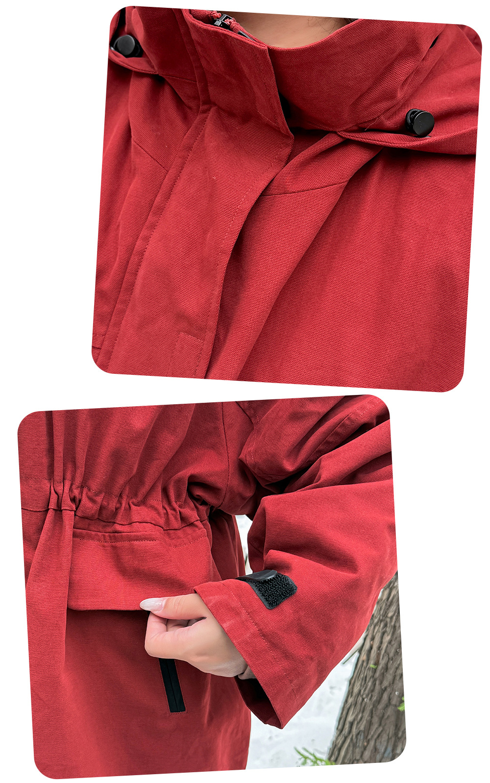 大きいサイズ レディース フード付きウエスト絞りキルティング中綿ジャケット 3L 4L 5L