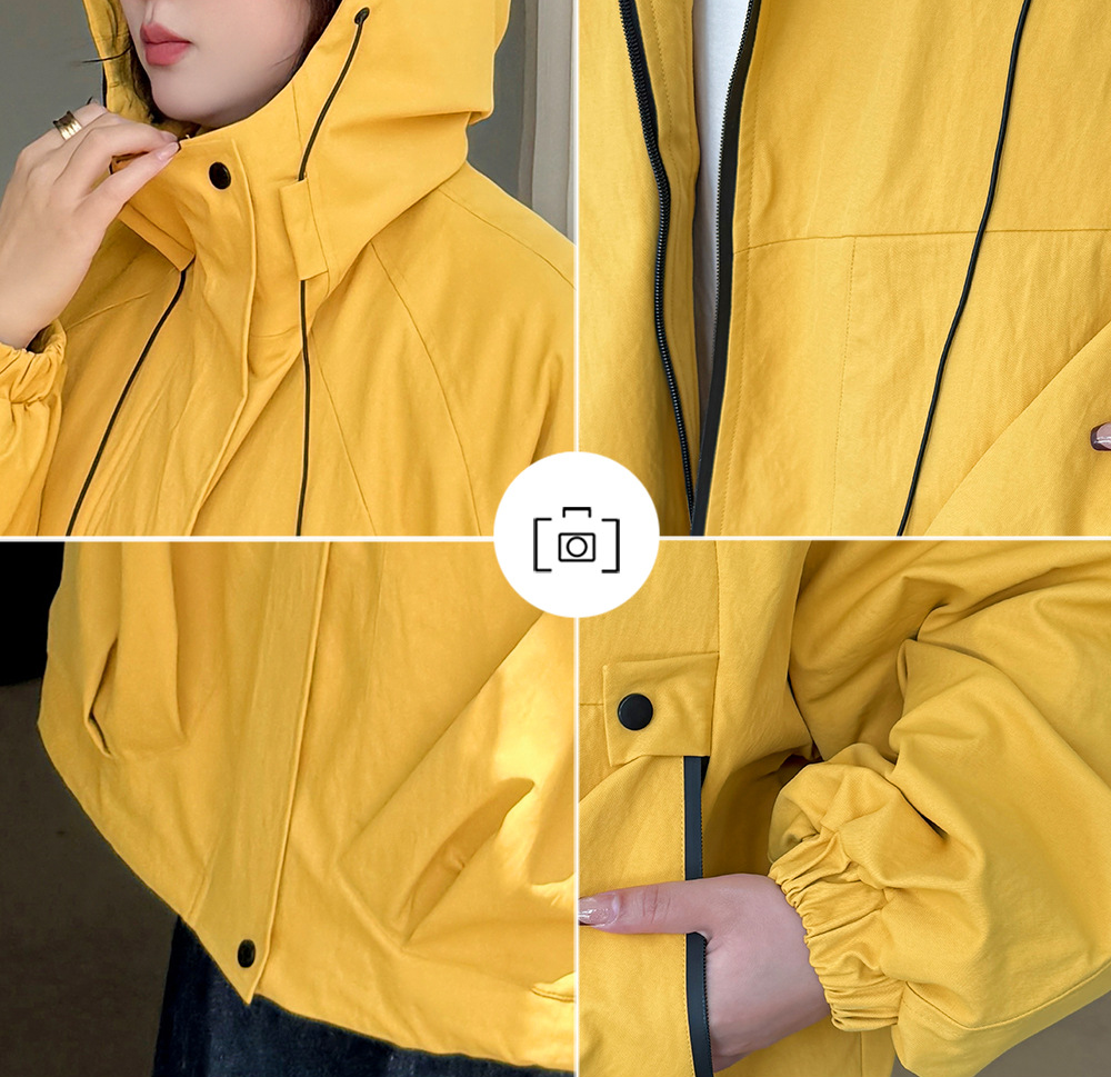 大きいサイズ レディース フード付きアウトドアカジュアル中綿ジャケット 3L 4L 5L