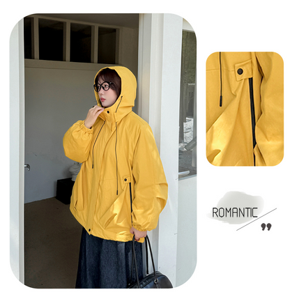 大きいサイズ レディース フード付きアウトドアカジュアル中綿ジャケット 3L 4L 5L