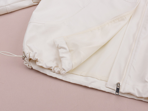 大きいサイズ レディース フード付きハイカーゴダブルジッパージャケット LL 3L 4L 5L