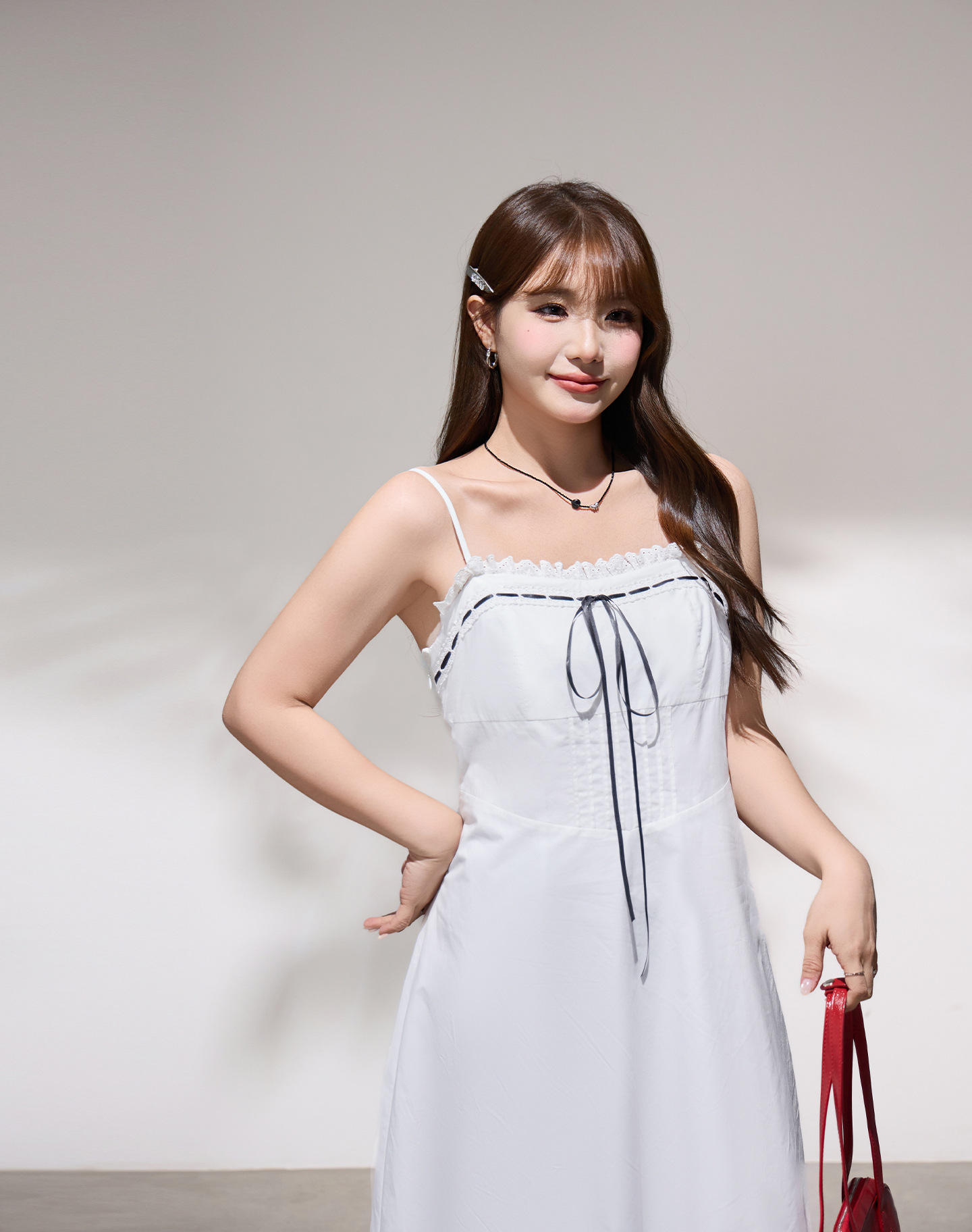 大きいサイズ レディース ブラックカーディガン/リボンワンピース(別売) LL 3L 4L 5L 6L