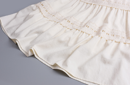 大きいサイズ レディース ジャカードレースロマンチックレトロワンピース LL 3L 4L 5L