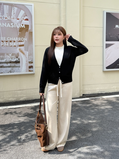 大きいサイズ レディース フェイクツーピースニットカーディガン LL 3L 4L 5L