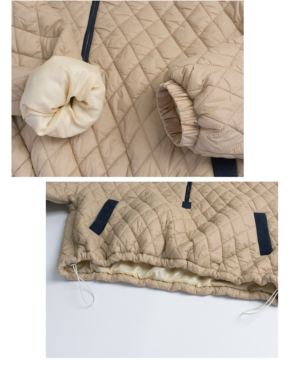 大きいサイズ レディース プルオーバーフード付きキルティングスウェットパーカー 3L 4L 5L