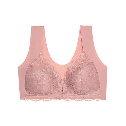 大きいサイズ レディース フロントホックシームレスブラジャー（5色） M L LL 3L 4L 5L 6L