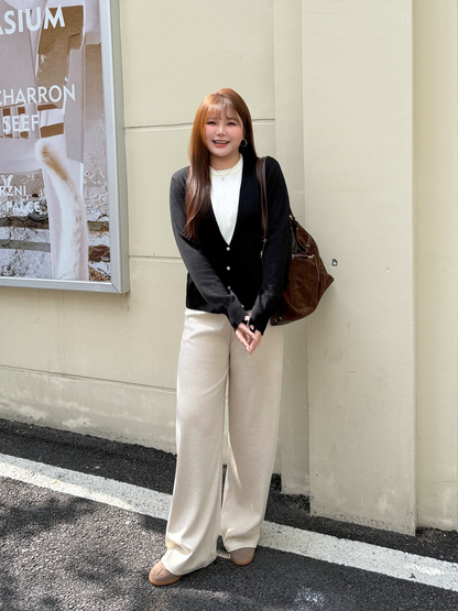 大きいサイズ レディース フェイクツーピースニットカーディガン LL 3L 4L 5L