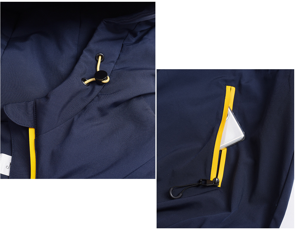 大きいサイズ レディース フード付きバイカラーパイピングカジュアルジャケット 3L 4L 5L