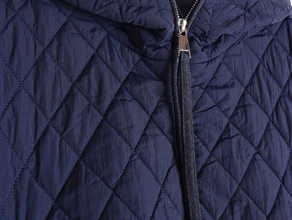 大きいサイズ レディース プルオーバーフード付きキルティングスウェットパーカー 3L 4L 5L