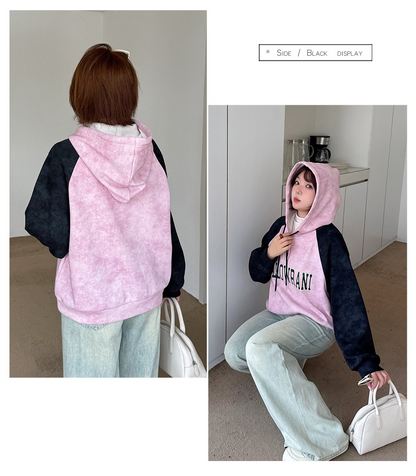 大きいサイズ レディース フリース裏地ラグランスリーブスウェットパーカー LL 3L 4L 5L