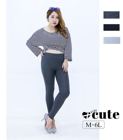 大きいサイズ レディース ストレッチレギンス M L LL 3L 4L5L 6L