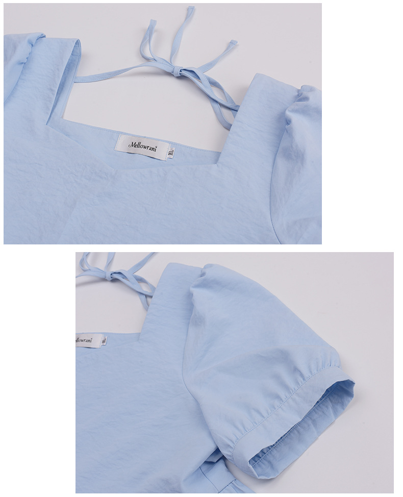 大きいサイズ レディース レースアップフリルベビードールブラウス LL 3L 4L 5L