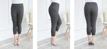 大きいサイズ レディース ゆったりフィット7分丈レギンス LL 3L 4L 5L 6L