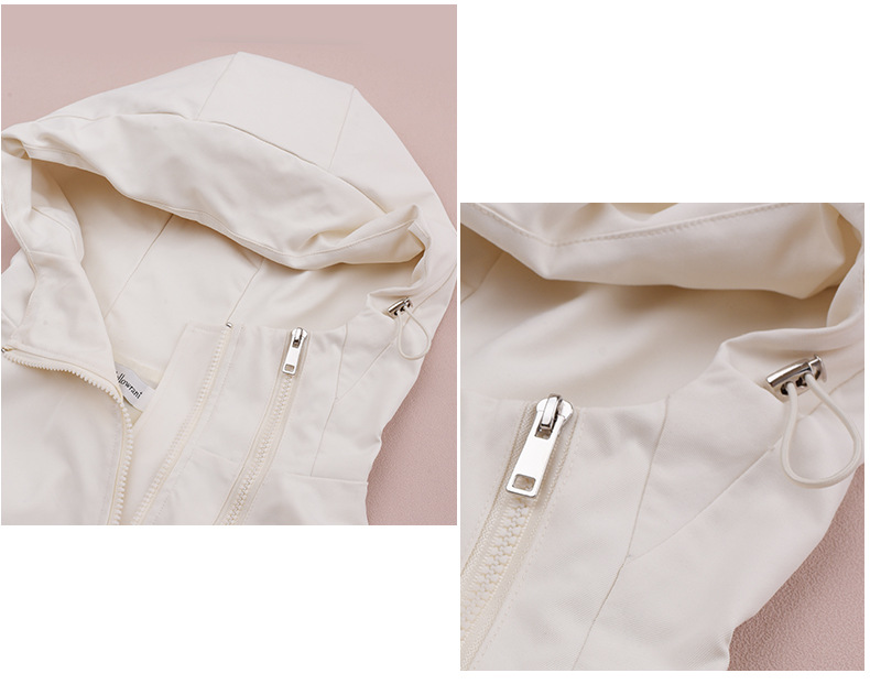 大きいサイズ レディース フード付きハイカーゴダブルジッパージャケット LL 3L 4L 5L