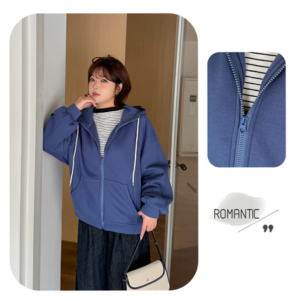 大きいサイズ レディース フードタグ付き裏地フリースニットスウェットパーカー LL 3L 4L 5L