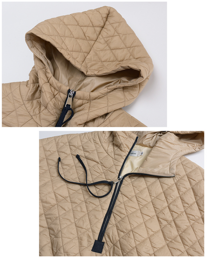 大きいサイズ レディース プルオーバーフード付きキルティングスウェットパーカー 3L 4L 5L