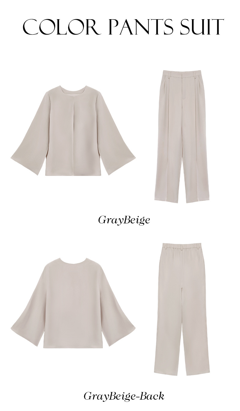 大きいサイズ レディース ケープ風フレアスリーブエレガントセットアップ L LL 3L