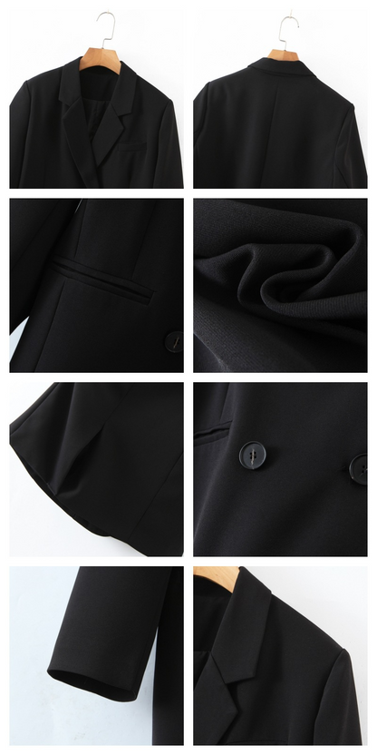 大きいサイズ レディース ダブルブレストカジュアルジャケット LL 3L 4L 5L