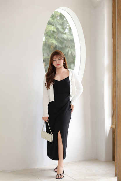 大きいサイズ レディース フレンチニットショートカーディガン LL 3L 4L