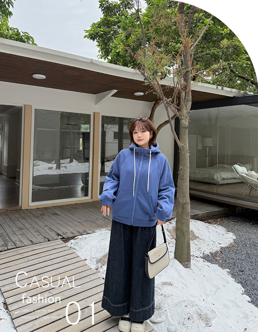 大きいサイズ レディース フードタグ付き裏地フリースニットスウェットパーカー LL 3L 4L 5L