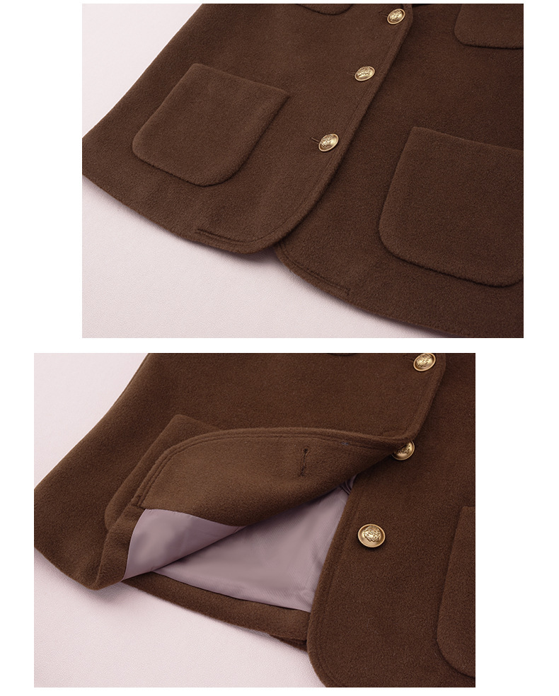 大きいサイズ レディース エレガント厚手セットアップスーツ（ジャケット+スカート） LL 3L 4L 5L