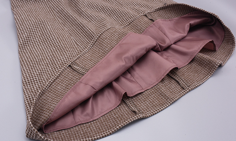 大きいサイズ レディース ハイネックインナーシャツ+サスペンダーワンピース2点セット LL 3L 4L 5L 6L